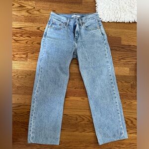Levi’s low pro mid rise straight jeans